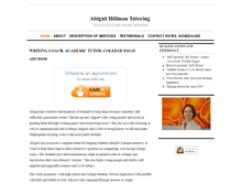 Tablet Screenshot of abigailhillman.com